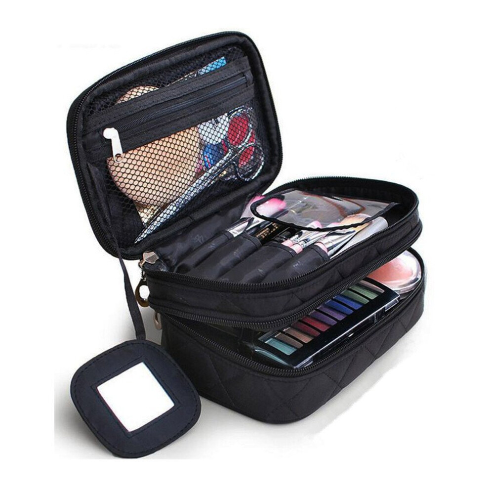 Professional Brush Holders, Water Resistance, For Beauty Professionals And Enthusiasts, Black (7.9" * 4.7" * 3.2")