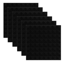 Noise Reduction Acoustic Panels for Room, Pyramid Design Sound Absorbing Panels, Fire Retardant Acoustic Foam Panels for Home Theater and Office, Stud