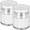2pcs Lotion Cream Storage Bottles Reusable Sample Bottles Moisturizer Pump Dispenser(100ml) 1