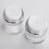 2pcs Lotion Cream Storage Bottles Reusable Sample Bottles Moisturizer Pump Dispenser(100ml) 4