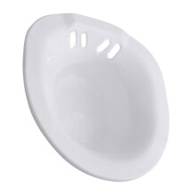 1 piece sitz bath tub for adjustable toilet seat for postpartum care, spacesaving and comfortable