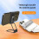 (Rose Gold) New Upgraded Back Clip Type 360 Folding Bracket, Back Clip Foldable Phone Holder 5
