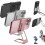 (Silver) New Upgraded Back Clip Type 360 Folding Bracket, Back Clip Foldable Phone Holder 1