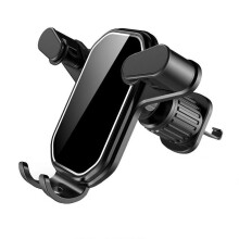 (Silver) Car Air Vent Cradle Stand Holder Mount Bracket For Cell Phone Mobile