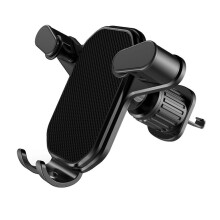 (Black) Car Air Vent Cradle Stand Holder Mount Bracket For Cell Phone Mobile