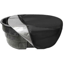 100 Gallon Oval Stock Tank Cover for Ice Water Therapy and Cold Baths, Waterproof and Durable