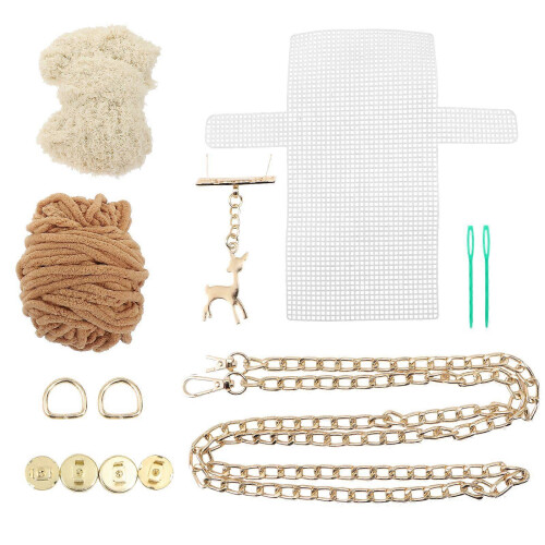 1 Set DIY Stitch Purse Material Cross Stitch Kit Practical Handmade Accessory 1