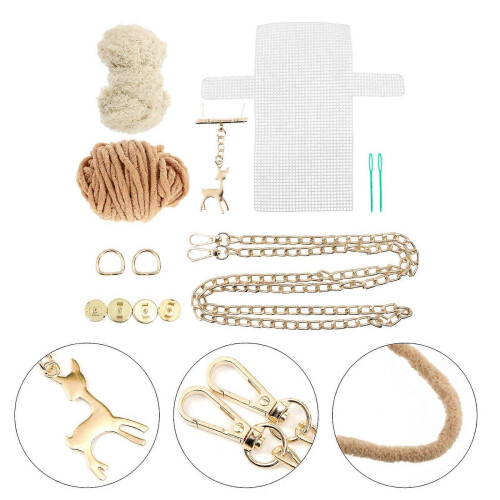 1 Set DIY Stitch Purse Material Cross Stitch Kit Practical Handmade Accessory 2