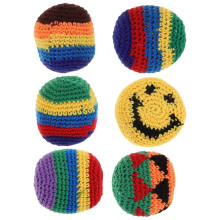 6Pcs Woolen Yarn Sandbag Kids Playing Toy Funny Earthbag Children Indoor Outdoor Game Toy Random Color