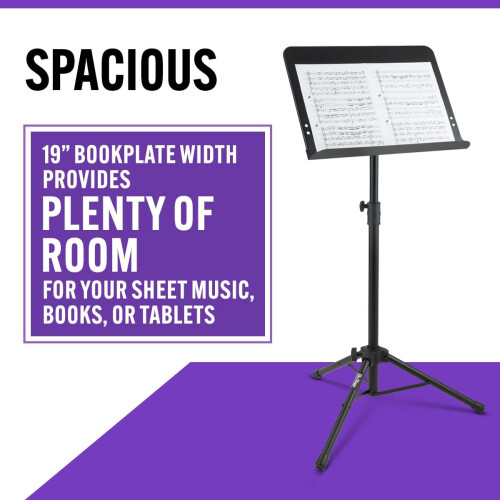 On Stage Sticks Conductor Stand with Tripod Folding Base black 1