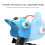 (Black) Bicycles Phone Holder Helmet Shape Sunshade Rainproof Handlebar 2