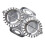 Durable Dumpling Mold Dumpling Making Tool Stainless Steel Dumpling Maker for Home Kitchen Restaurant (Silver) 1