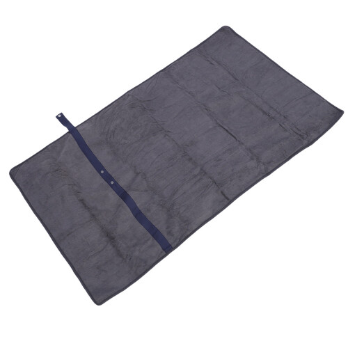 Dark Gray USB Electric Blanket – Fast Heating Polyester Shawl, Portable 18oz