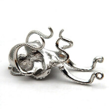 (silvery) Octopus-Holder Golden Animal Shape Cell Phone Holder Desk Phone Stand Art Work