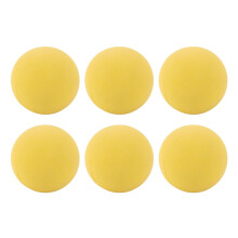 PVC Lacrosse-Ballset 6 Stück Leicht, Elastisch, Hervorragender Griff für Kinder & Training