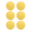 6 Stück PVC Lacrosse-Ball-Set, leicht, elastisch, hervorragender Griff 14