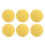 6 Stück PVC Lacrosse-Ball-Set, leicht, elastisch, hervorragender Griff 16