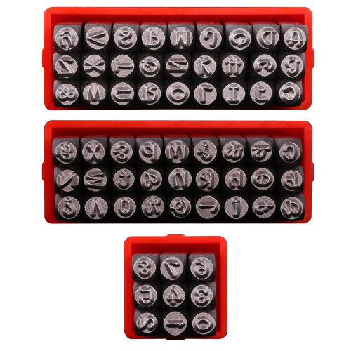3 mm Buchstaben-/Zahlenstempel, robuster Stahl,-Stil B 1