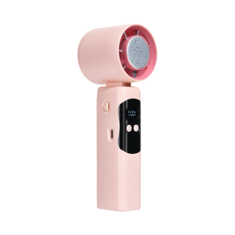 Cooling Fan 4000Mah Quiet Powerful Fan Abs Texture-Pink 7696001512432