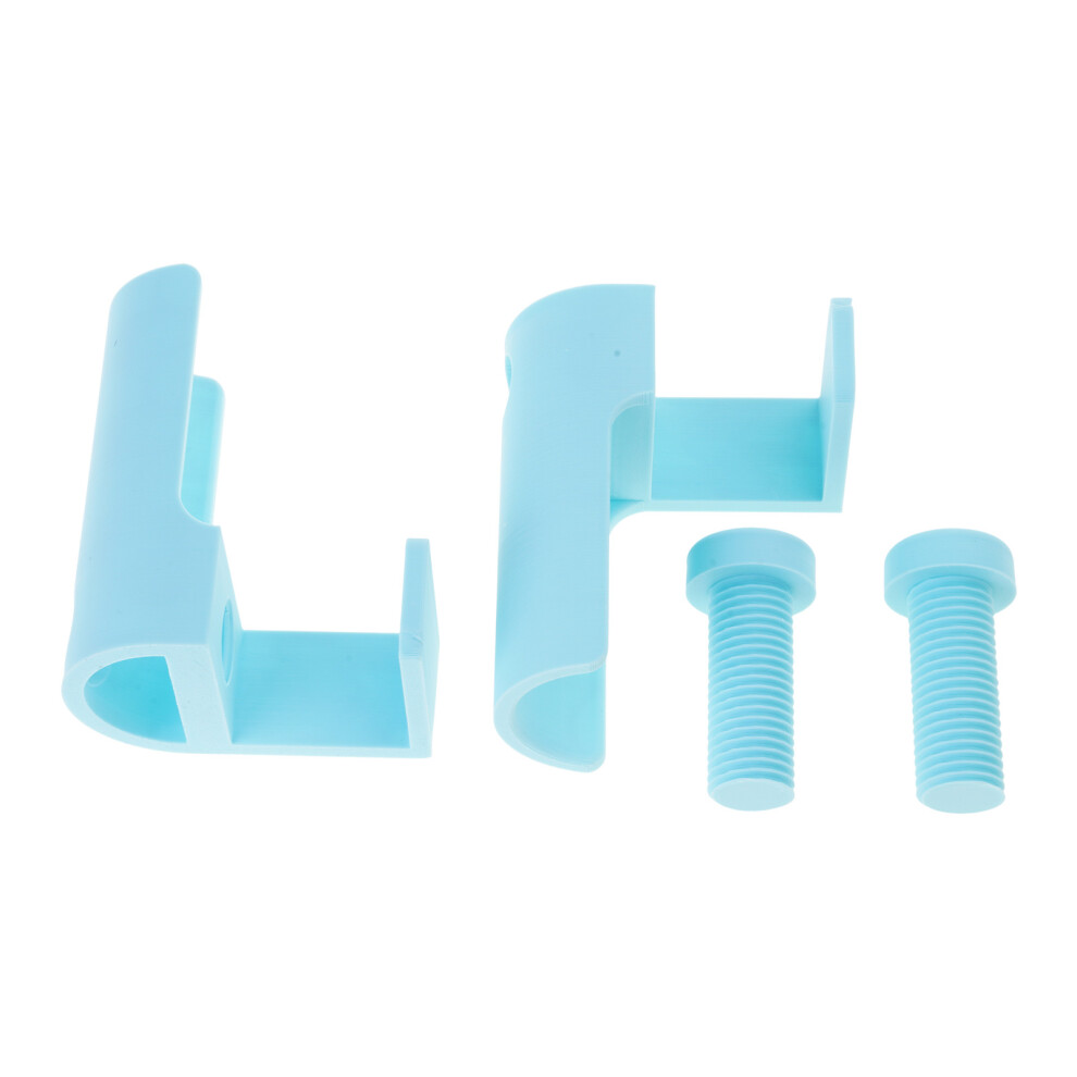 Reusable Plastic Artwork Brackets Includes- Bracket Blue 7696001512388