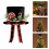 Black Star Christmas Tree Toppers With Decorative Bowknot Caps 2