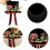 Black Star Christmas Tree Toppers With Decorative Bowknot Caps 4