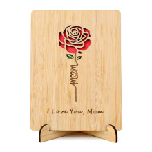 Decorative Wooden Celebration Card User Friendly-Style E