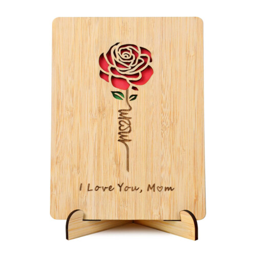 Decorative Wooden Celebration Card User Friendly-Style E