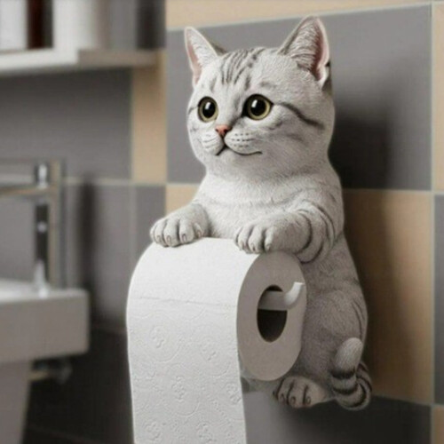 Kittys Thema Muurbeugels Tissuepapier Dispenser Hars-E1 2