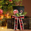 Black Star Christmas Tree Toppers With Decorative Bowknot Caps 7