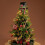 Black Star Christmas Tree Toppers With Decorative Bowknot Caps 6