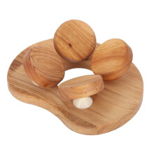 Wooden Sauna Backrest Pillow for Steam Room - Wood Lumbar Support Cushion - Sauna Accessory for Spa Sleeping Shower Or Decor
