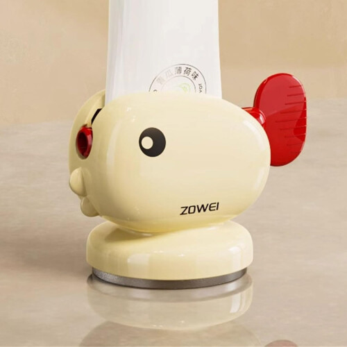 Practical toothpaste squeezer, toothpaste holder,  for family use and travel, red 2