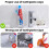 Toothpaste Squeezer with Rotating Handle, Rolling Toothpaste Squeezer for Efficient Dispensing, Space-Saving Tube Roller for Bathroom Organization, An 7
