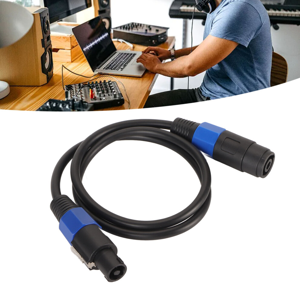 Speaker Cable 3.3Ft Pvc Male Female Connection Cord For Amplifier & Monitor 4271368841376