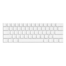 61 Key Blank White Keycaps Set Original Height No Lettering Fits