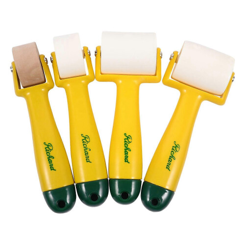 4 Pcs Wallpaper Construction Tools Seam Flat Roller Wheel Pressure Wheel Device