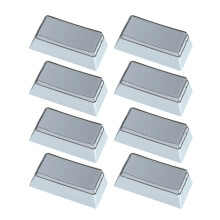 8Pcs Original Profile 2U No Engraveds PBT Blank-Light blue