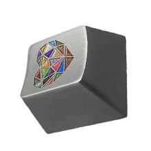 Capuchons de touches pour claviers mécaniques, en alliage-Argent