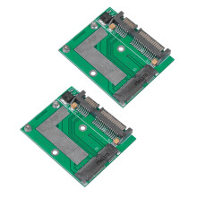 Effortless Mini mSATA SSDs to 2.5InchSATA Adapter 480mbps-2pc