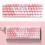 Ergonomic 64 Key Side Printed Keycap Set for Gamers-7 3