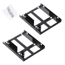 Die doppelschichtige Metall-SSD-HDD-Montagehalterung-2Stk