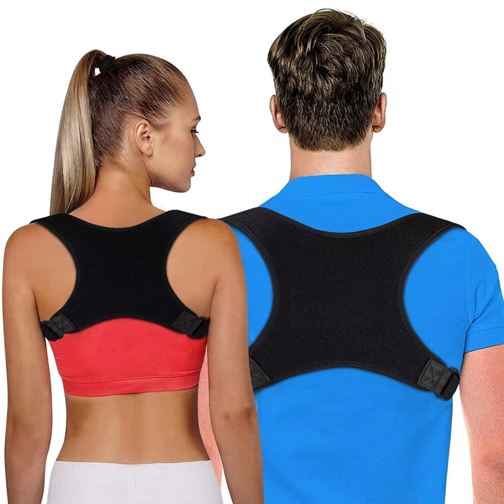 Back Brace for Men & Women, Posture Corrector with Adjustable Support, Correct Posture for Improved Confidence, Posture Fix with Breathable Material,
