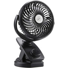 Portable Fan for Your World, Rechargeable Battery Operated Clip-on Fan with Aromatic Function, Mini USB Desk Fan with 360Rotation, Sturdy Clamp for