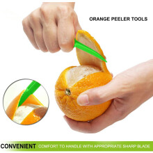 Orange Peeler Tools, Healthy Material Citrus Peel Cutter With Sharp Blade, Easy To Use Kitchen Accessories That Protect Your Hands, Fruit Vegetable
