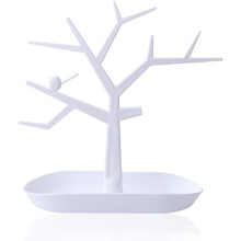 Soporte para joyas multifuncional con base giratoria para todas tus necesidades: guarda mucho más que solo joyas con este organizador desmontable.