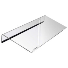 Acrylic Keyboard Stand, HeightAdjustable, NonSlip, Transparent, Ergonomic
