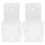 2pcs Wall Mounted File Document Holder Desktop Booklet Display Container A6 Wall Hanging File Holder Document Holder Transparent File Booklet Holder A 1