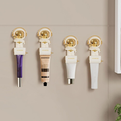 Toothpaste squeezer with suction cup for easy wall mounting and spacesaving storage in the bathroom Ref: 6142 1