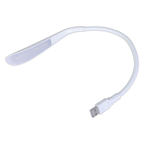 Verstelbare LED-bureaulamp met USB-voeding 5V voor-Wit